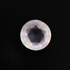 ROSE QUARTZ ROSE CUT ROUND 6MM 0.75 Cts.