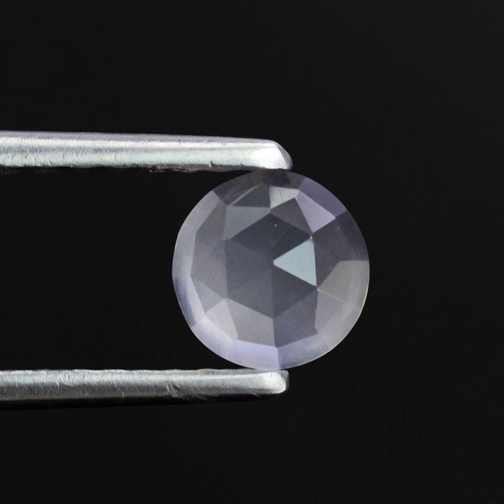 ROSE QUARTZ ROSE CUT ROUND 6MM 0.75 Cts.