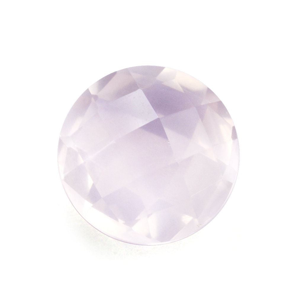 ROSE QUARTZ BRIOLETTE ROUND 10MM 3.15 Cts.