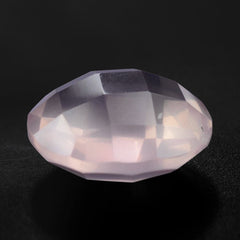 ROSE QUARTZ BRIOLETTE ROUND 12MM 5.38 Cts.