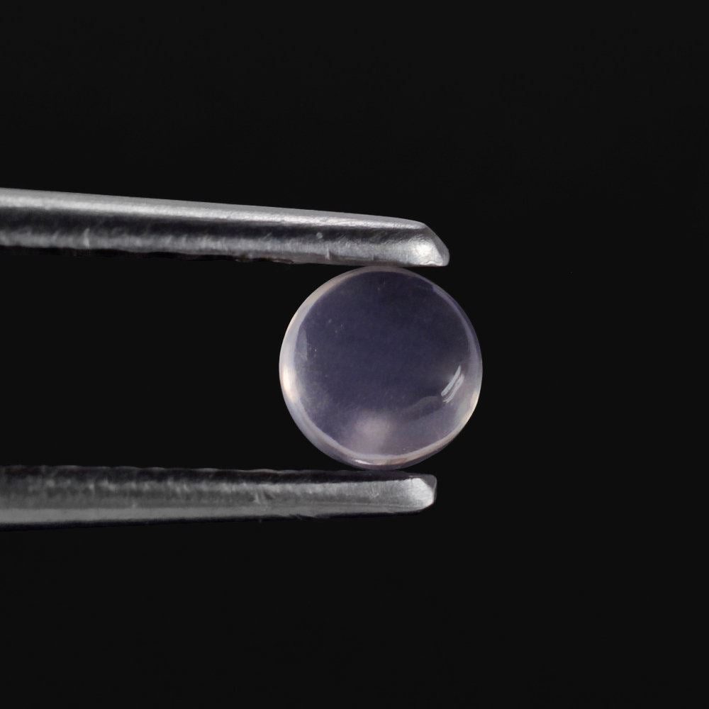ROSE QUARTZ PLAIN ROUND CAB 4MM 0.31 Cts.