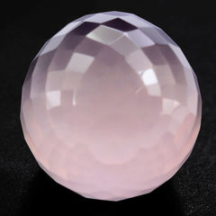 ROSE QUARTZ FACETED DROP (HALF DRILL) 20X12MM 18.85 Cts.