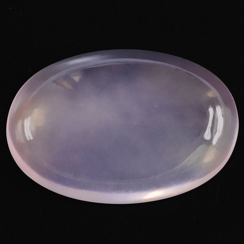 ROSE QUARTZ PLAIN OVAL CAB 15X10MM 5.95 Cts.