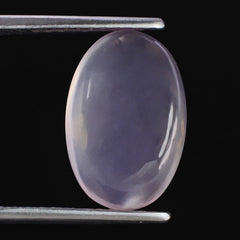 ROSE QUARTZ PLAIN OVAL CAB 15X10MM 5.95 Cts.
