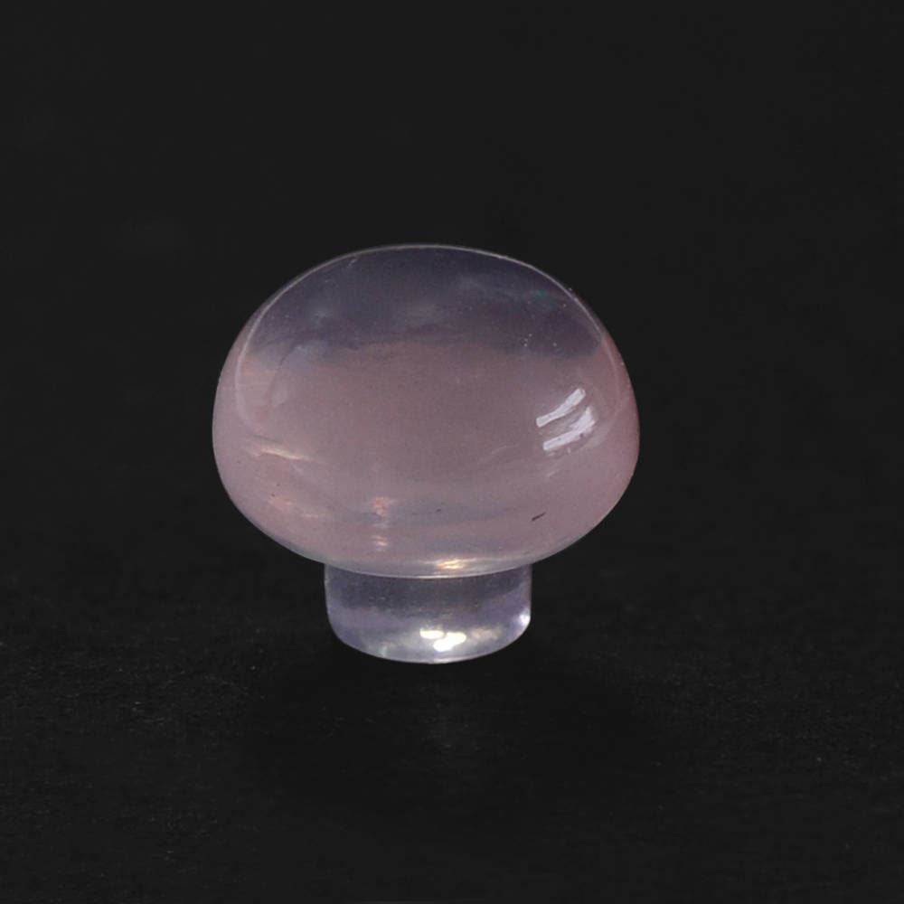 ROSE QUARTZ PLAIN ROUND BOTTLE CORK 6MM 1.22 Cts.