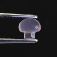 ROSE QUARTZ PLAIN ROUND BOTTLE CORK 6MM 1.22 Cts.