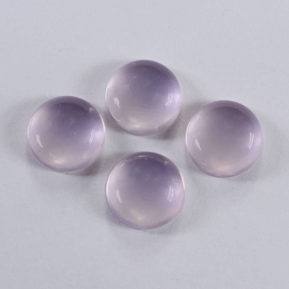 ROSE QUARTZ PLAIN ROUND CAB (FINE) 10MM 3.69 Cts.
