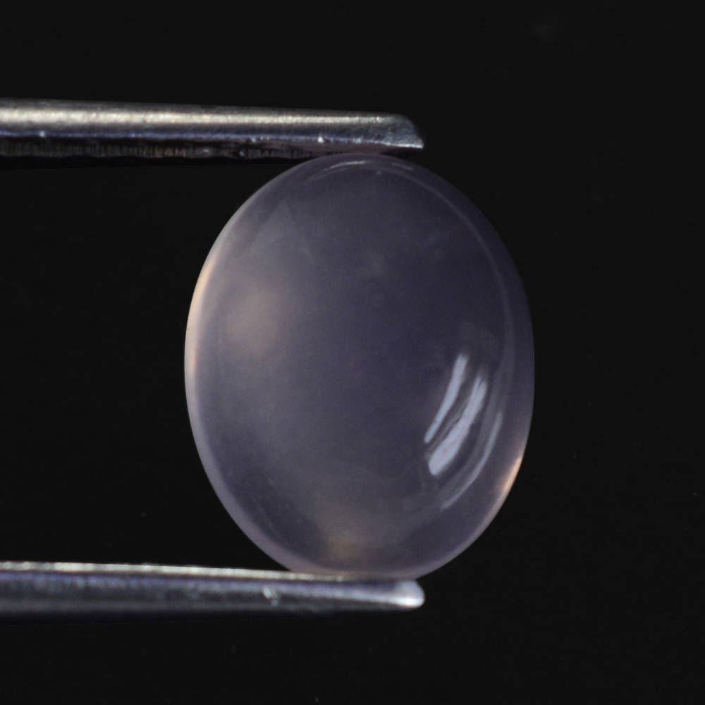 ROSE QUARTZ OVAL CAB (MILKY/FINE) 10X8MM 2.55 Cts.