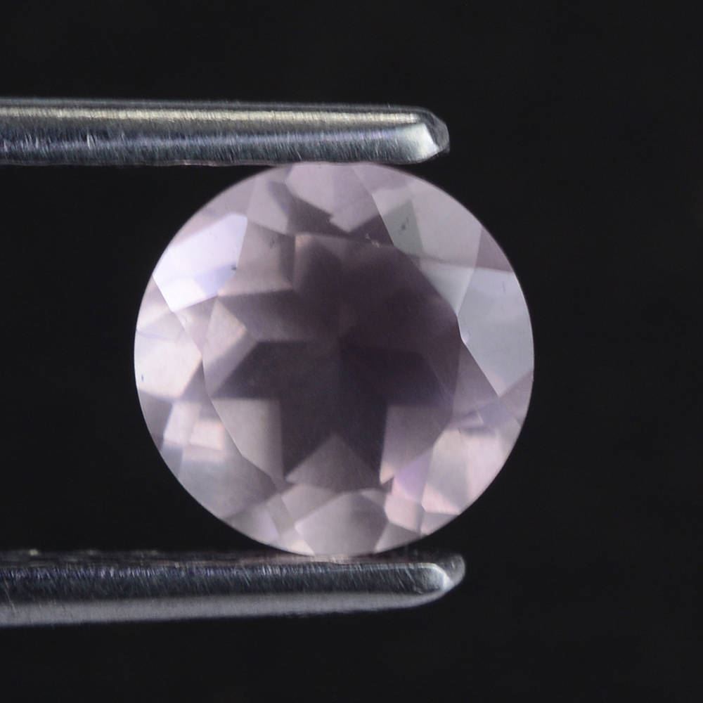 ROSE QUARTZ CUT ROUND (FINE) 7MM 1.20 Cts.