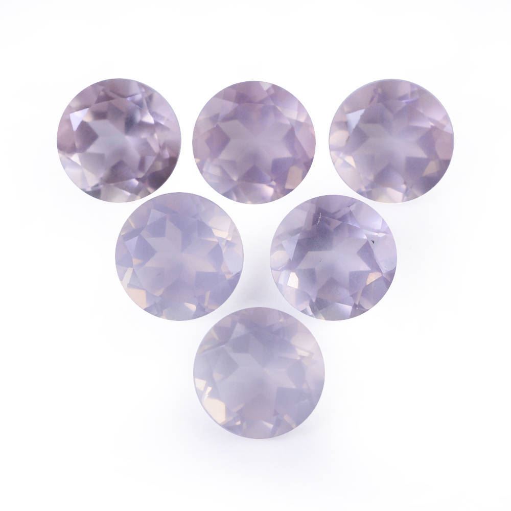 ROSE QUARTZ CUT ROUND (FINE) 7MM 1.20 Cts.