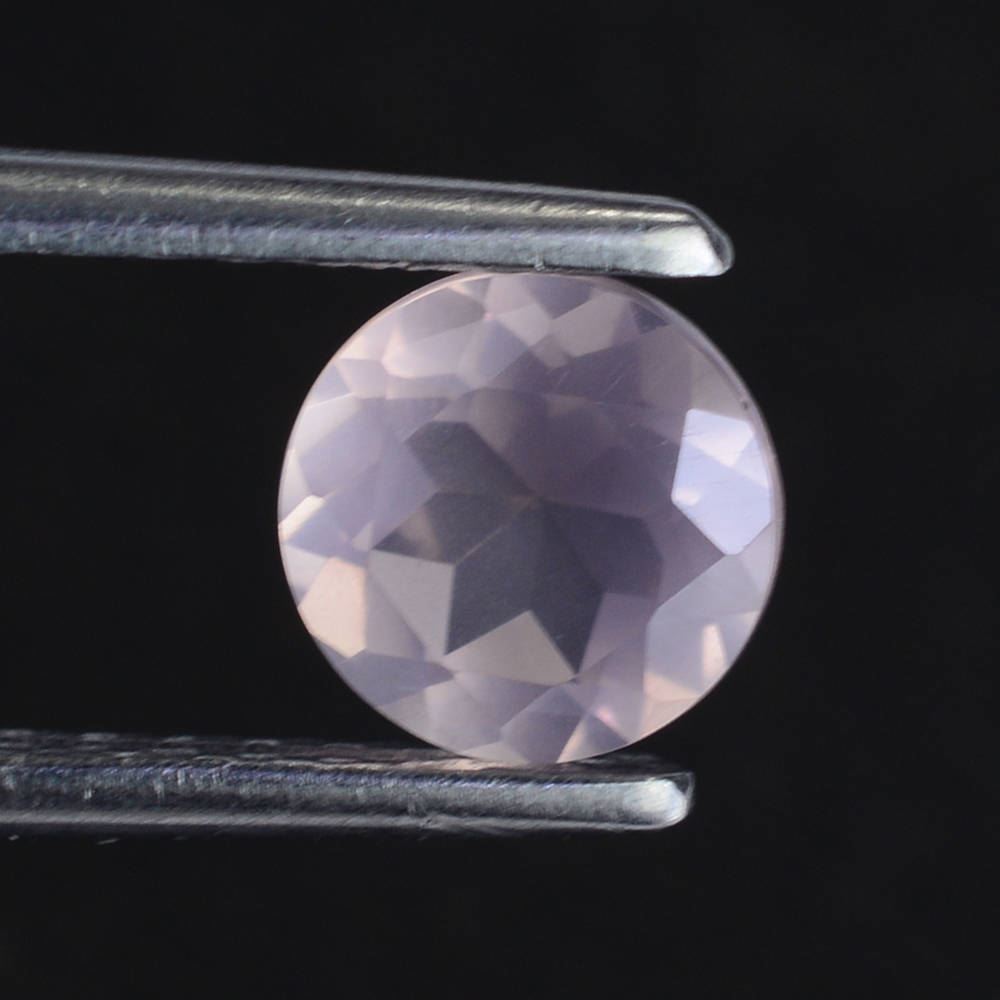 ROSE QUARTZ CUT ROUND (FINE) 6.50MM 0.94 Cts.