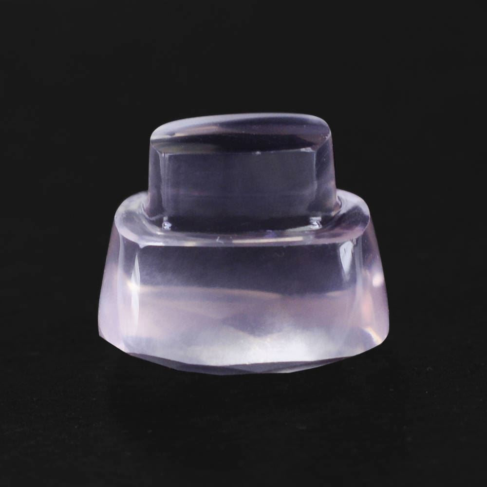 ROSE QUARTZ FACETED BOTTLE CORK 10.50MM 7.56 Cts.