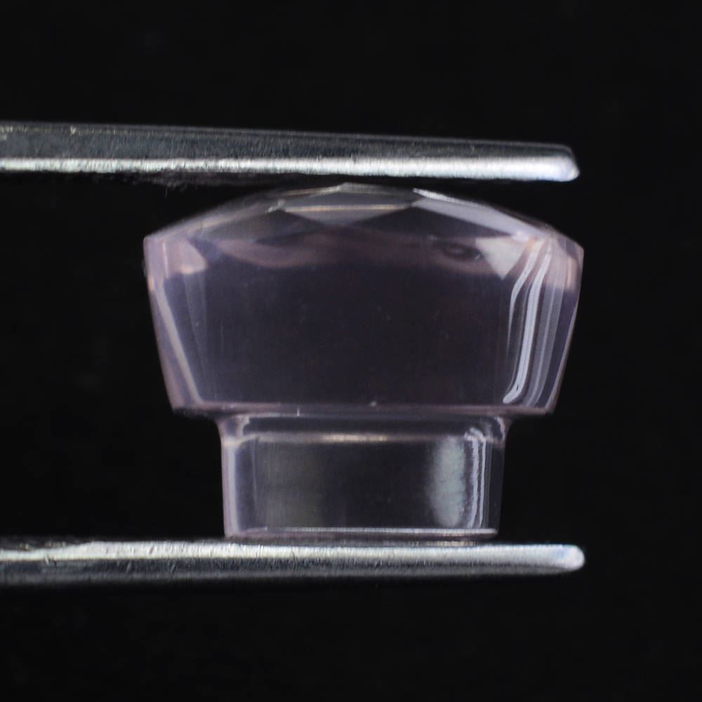 ROSE QUARTZ FACETED BOTTLE CORK 10.50MM 7.56 Cts.