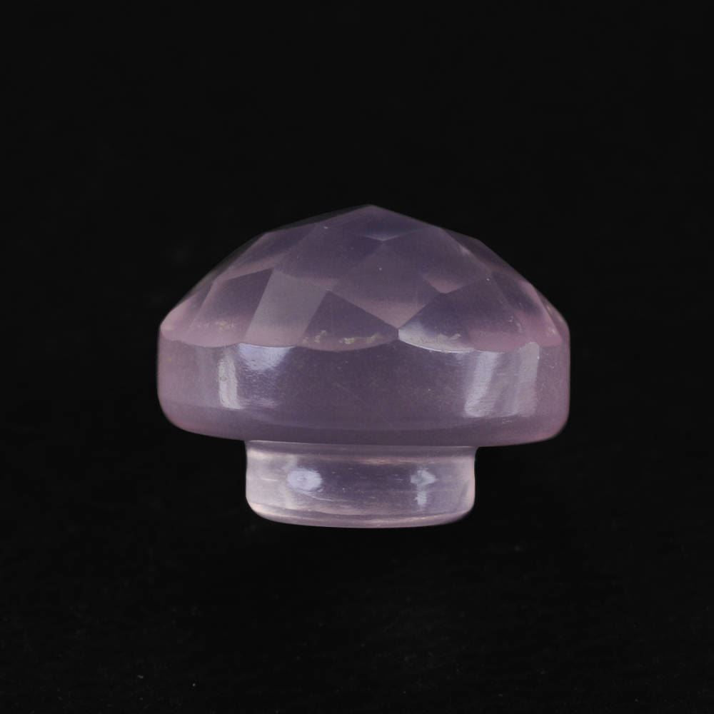 ROSE QUARTZ CHECKER BOTTLE CORK 9.80MM 4.26 Cts.