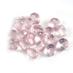 ROSE QUARTZ CUT ROUND 8MM 1.77 Cts.
