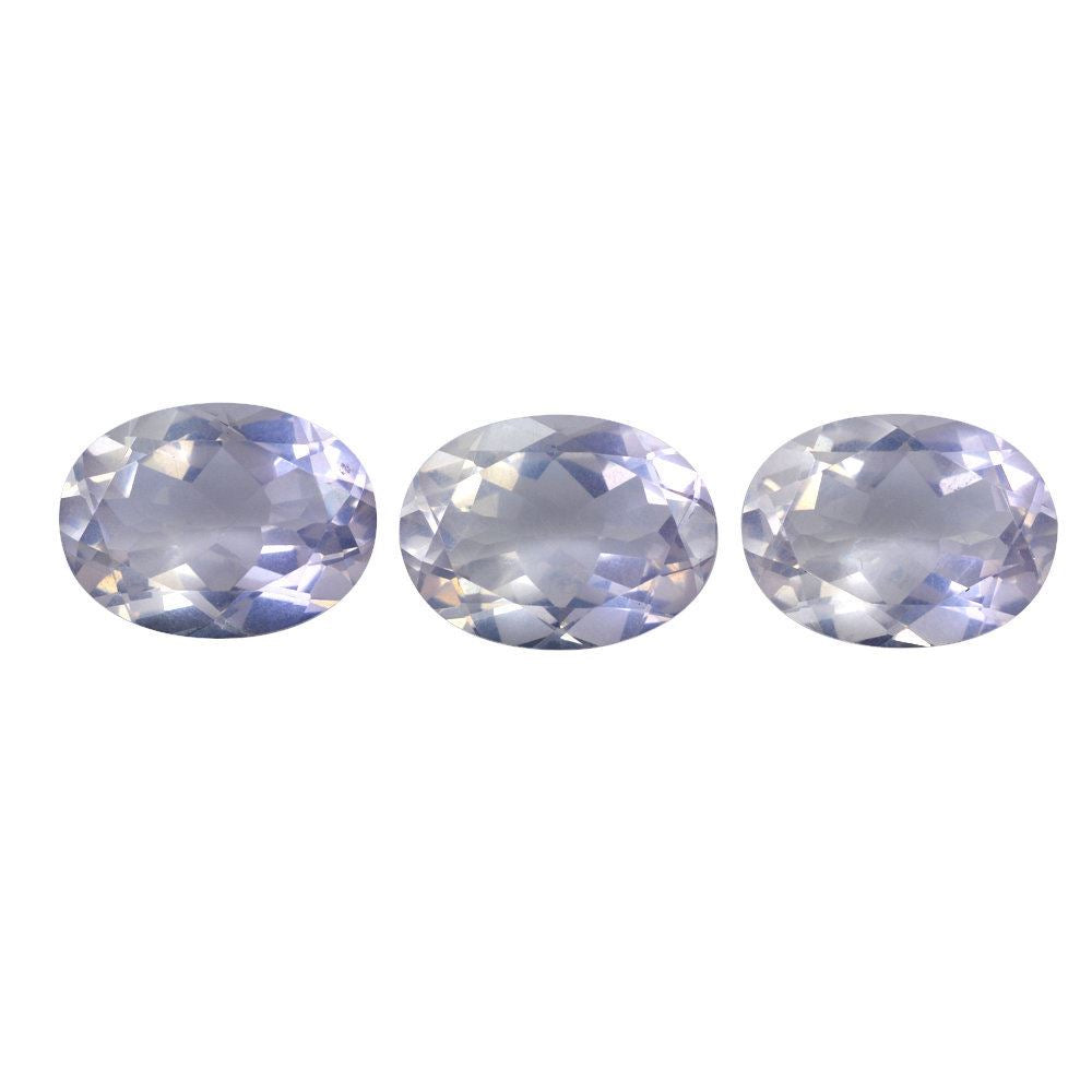 ROSE QUARTZ CUT OVAL TRANSPARENT & LITE COLOR (CLEAN) 16X12MM 8.63 Cts.