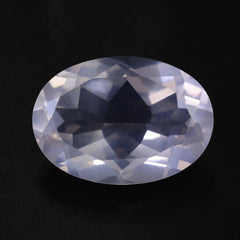 ROSE QUARTZ CUT OVAL TRANSPARENT & LITE COLOR (CLEAN) 14X10MM 5.25 Cts.