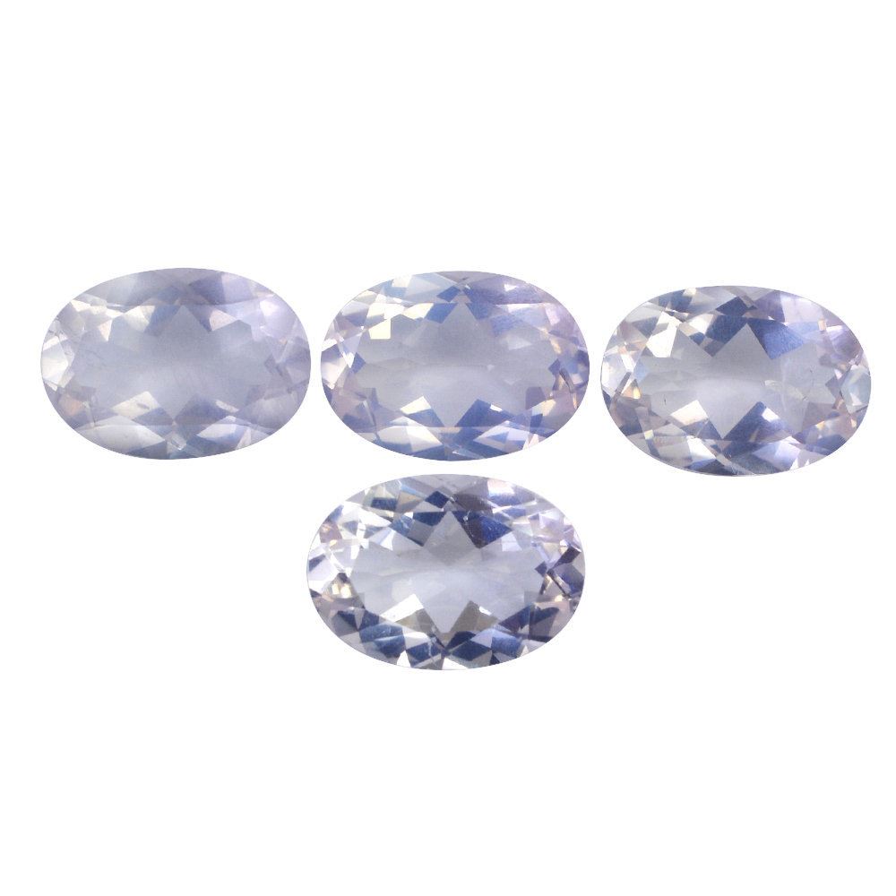 ROSE QUARTZ CUT OVAL TRANSPARENT & LITE COLOR (SI) 14X10MM 5.21 Cts.