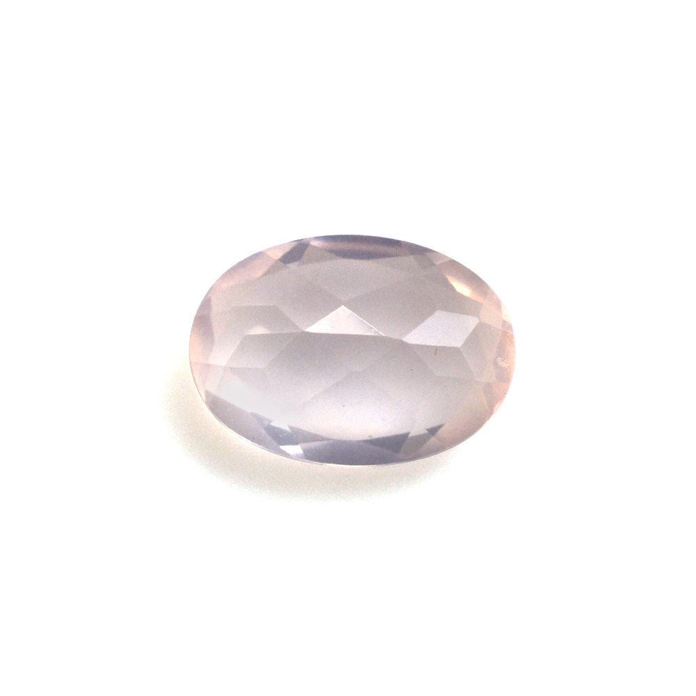 ROSE QUARTZ CUT OVAL (SEMI MILKY) (NORMAL) 7X5MM 0.71 Cts.