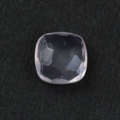 ROSE QUARTZ FOOTBALL CUT BRIOLETTE CUSHION (LITE) 8 MM 1.68 Cts.