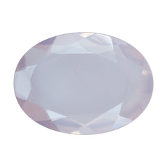 ROSE QUARTZ BOTH SIDE CUT OVAL (LITE) 18X13MM 7.73 Cts.