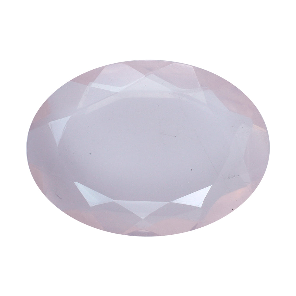 ROSE QUARTZ BOTH SIDE CUT OVAL (LITE) 18X13MM 7.73 Cts.