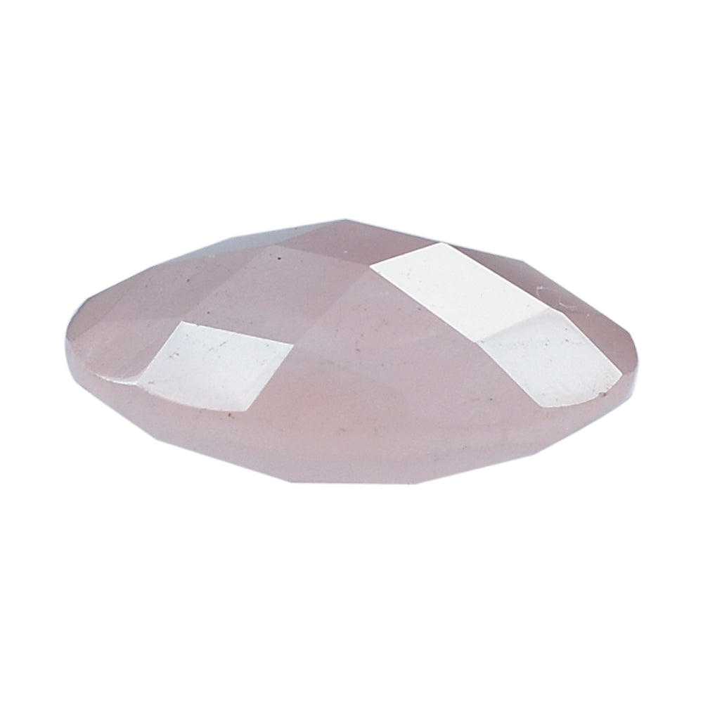 ROSE QUARTZ CHECKER CUT BRIOLETTE ROUND 15MM 7.85 Cts.