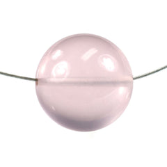ROSE QUARTZ PLAIN BALLS 14MM (FULL DRILL-1MM) 19.45 Cts.