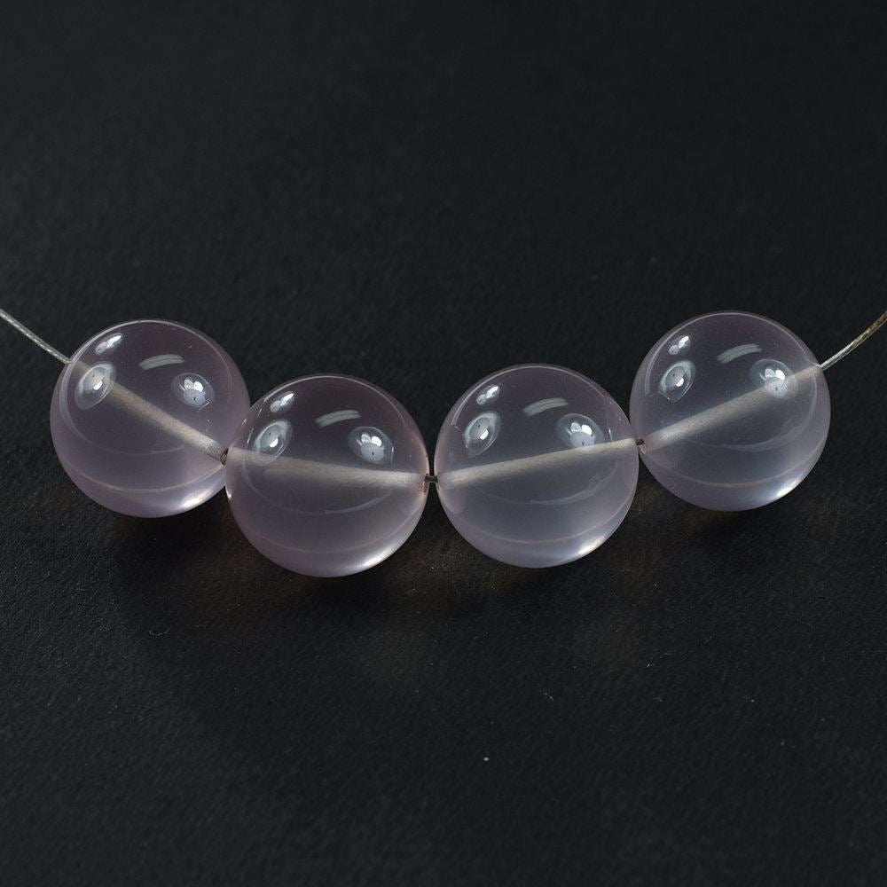 ROSE QUARTZ PLAIN BALLS 14MM (FULL DRILL-1MM) 19.45 Cts.