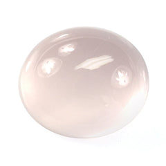 ROSE QUARTZ PLAIN OVAL CAB (MILKY/FINE) 16X14MM 13.75 Cts.