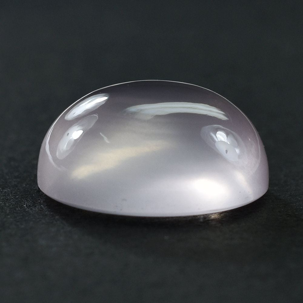 ROSE QUARTZ PLAIN OVAL CAB (MILKY/FINE) 16X14MM 13.75 Cts.