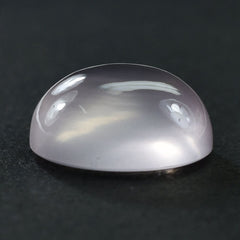 ROSE QUARTZ PLAIN OVAL CAB (MILKY/FINE) 16X14MM 13.75 Cts.
