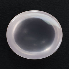 ROSE QUARTZ PLAIN OVAL CAB (MILKY/FINE) 16X14MM 13.75 Cts.