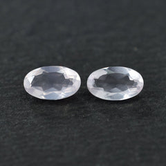 ROSE QUARTZ CUT OVAL (SEMI MILKY/FINE) 5X3MM 0.20 Cts.