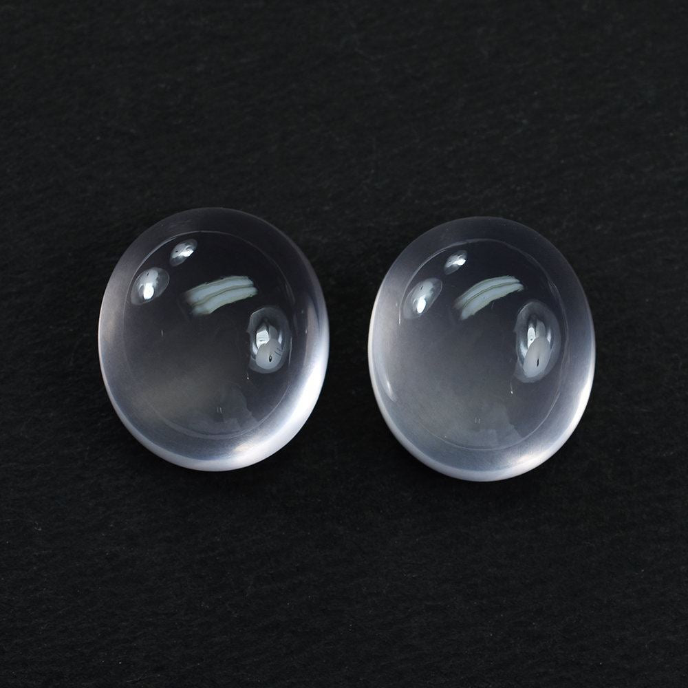 ROSE QUARTZ PLAIN OVAL CAB (SEMI MILKY/SUPER) 14X12MM 8.93 Cts.