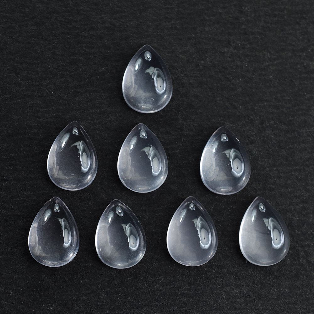 ROSE QUARTZ PLAIN PEAR CAB SEMI MILKY/FINE) 7X5MM 0.63 Cts.