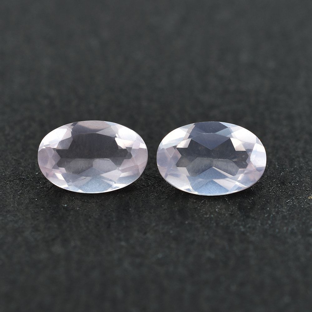 ROSE QUARTZ CUT OVAL (SEMI-MILKY/SUPER) 6X4MM 0.41 Cts.