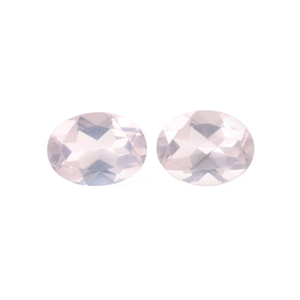 ROSE QUARTZ CUT OVAL (SEMI-MILKY/SUPER) 8X6MM 1.16 Cts.