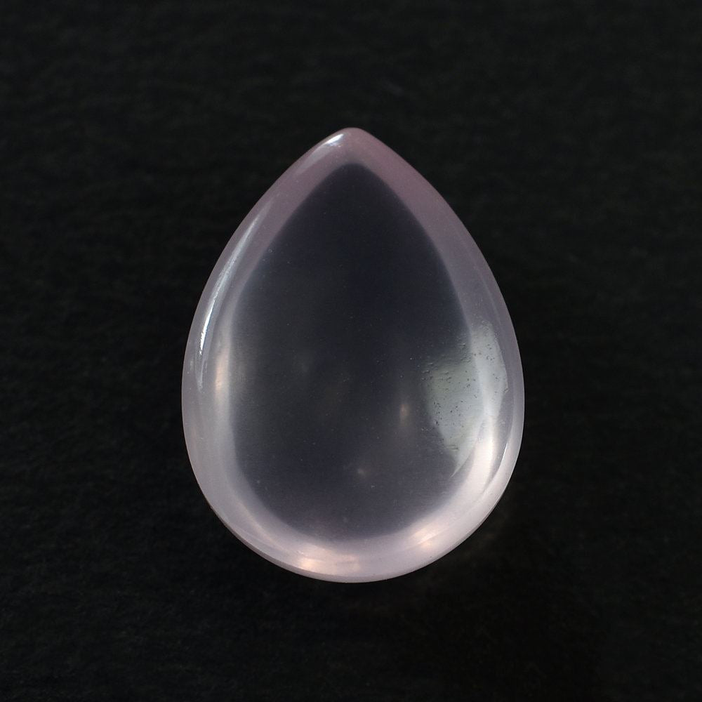 ROSE QUARTZ PLAIN PEAR CAB (SEMI-MILKY/SUPER) 12X9MM 3.61 Cts.