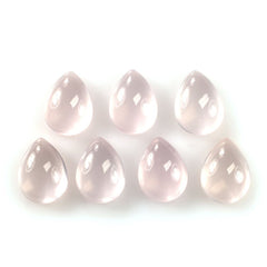 ROSE QUARTZ PLAIN PEAR CAB (SEMI-MILKY/SUPER) 12X9MM 3.61 Cts.