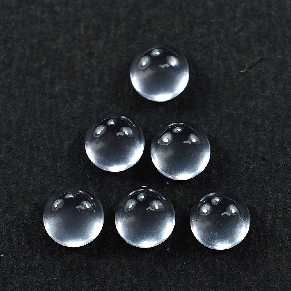 ROSE QUARTZ PLAIN ROUND CAB (SEMI-MILKY/LITE) 4MM 0.26 Cts.