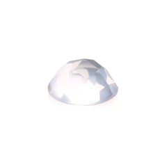 ROSE QUARTZ CHECKER CUT ROUND CAB (SEMI-MILKY/NORMAL) 7X7MM 1.10 Cts.