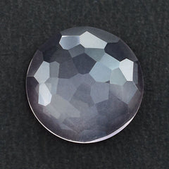 ROSE QUARTZ IRREGULAR CUT ROUND CAB 12.00MM 2.70 Cts.