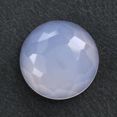 ROSE QUARTZ IRREGULAR CUT ROUND CAB (MILKY/NORMAL) 12X12MM 5.20 Cts.