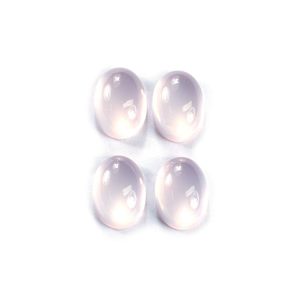ROSE QUARTZ PLAIN OVAL CAB (SEMI-MILKY/CLEAN) 14X10MM 6.75 Cts.