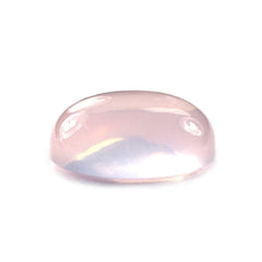 ROSE QUARTZ PLAIN OVAL CAB 14X10MM 7.05 Cts.