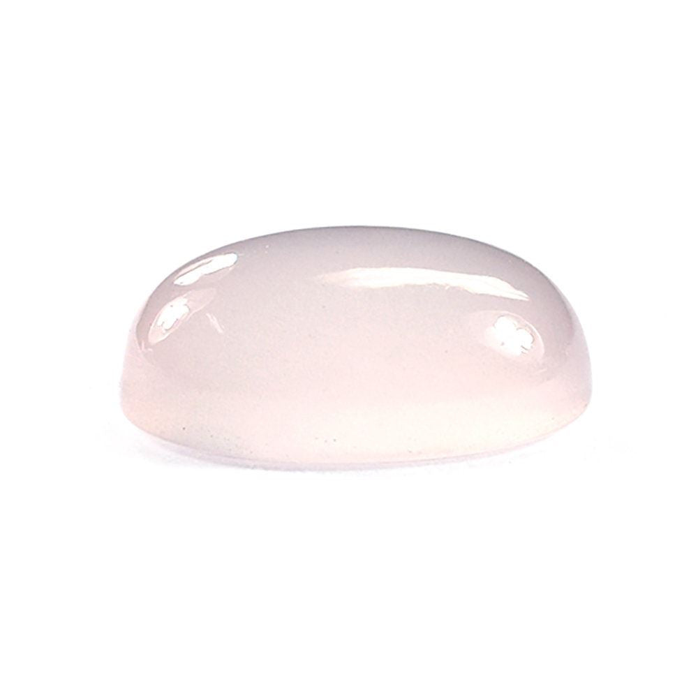 ROSE QUARTZ PLAIN OVAL CAB 14X10MM 6.55 Cts.