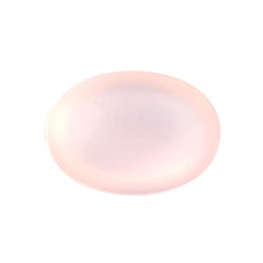 ROSE QUARTZ PLAIN OVAL CAB 14X10MM 6.55 Cts.