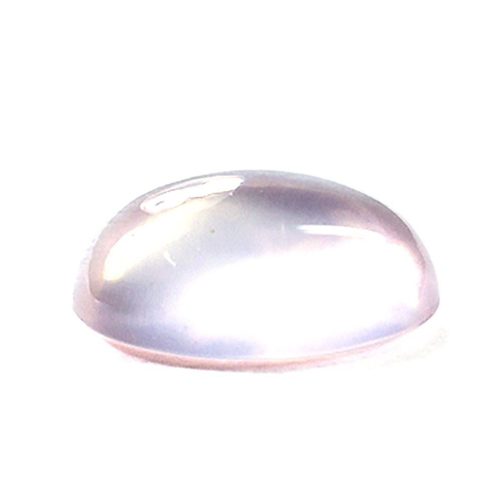 ROSE QUARTZ PLAIN OVAL CAB 12X10MM 4.55 Cts.