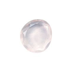 ROSE QUARTZ BOTH SIDE TABLE CUT TRILLIONISH (LIGHT) 9X8.30MM 1.89 Cts.